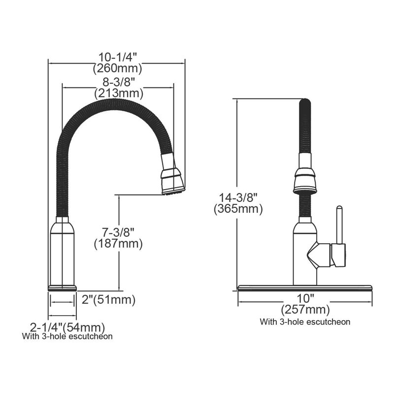 Elkay Pursuit Single Hole Laundry Faucet with Flexible Spout & Reviews